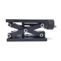 Plateforme de levage à axe Z LDTSS-60JS, type ciseaux métalliques, table de levage manuelle avec vis micrométrique, garantie 1 an