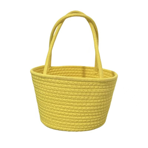 Cesta de Páscoa Personalizada de Grande Capacidade em Estampa Xadrez, Cesta de Caça aos Ovos com Tema de Coelho para Crianças - Product Image 5