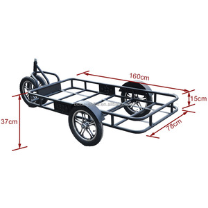 BOXU <span class=keywords><strong>Caravane</strong></span> <span class=keywords><strong>de</strong></span> camping moderne en acier noir imperméable, capacité <span class=keywords><strong>de</strong></span> charge <span class=keywords><strong>de</strong></span> 350 kg, tout-terrain, 6 personnes, remorque <span class=keywords><strong>de</strong></span> voyage en plein air - Product Image 6