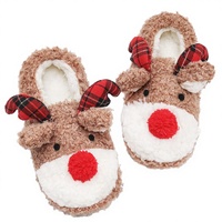 Chaussons d'intérieur chauds et respirants en peluche antidérapants pour femme, collection Hiver 2025 – Meilleures ventes