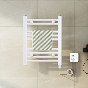 Sèche-serviettes électrique mural BODE, support chauffant en acier pour salle de bain - Product Image 5