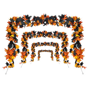 Decorazioni Autunnali per il Raccolto: Foglie d'Acero Simulate in PVC, Zucche e Ragni Fatti a Mano per <span class=keywords><strong>Halloween</strong></span>, Decorazioni da Appendere per l'Autunno - Product Image 5