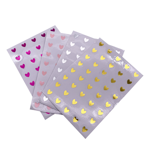 Su misura A4 <span class=keywords><strong>A5</strong></span> A6 Formato Adesivo Foglio di Adesivo Planner Adesivi, stagnola di oro Bianco PP Bacio Foglio Adesivo di Taglio Stampa Sventato - Product Image 1