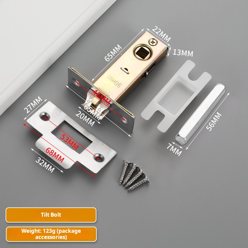 Latch bolt lock body (one)