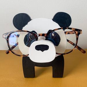 Monture de lunettes rétro minimaliste en forme de chien, en <span class=keywords><strong>bois</strong></span> naturel écologique, antidérapante, support oculaire, best-seller transfrontalier - Product Image 5