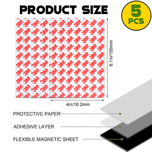 Colour 3m <span class=keywords><strong>AMC</strong></span> chuyên nghiệp mềm linh hoạt cao su nam châm băng dính tấm A4 Kích thước công nghiệp nam châm-hot bán nam châm từ tính - Product Image 2