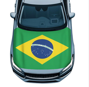 Housse de capot de <span class=keywords><strong>voiture</strong></span> personnalisée avec drapeau national du Mexique 120x150cm, couvre-moteur avant pour la Coupe du Monde de Football 2026, décoration de <span class=keywords><strong>voiture</strong></span> - Product Image 2