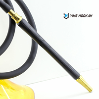 Usine Marque Logo Personnalisé Haute Qualité Shisha Narguile Chicha Moderne Luxe Bois Acier Inoxydable Narguilé Ensemble