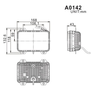 Faro Delantero de Aluminio para Tractor ECE R149 40W, Luz Alta y Baja, Luz de Estacionamiento, Color 6500K para 5070M 5080M 5090M <span class=keywords><strong>5100M</strong></span> - Product Image 2