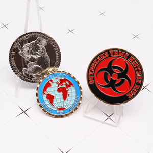 Pièces commémoratives en alliage <span class=keywords><strong>de</strong></span> zinc émaillé, médailles en relief culturelles et créatives, plaques d'honneur pour événements, cadeaux d'anniversaire d'entreprise - Product Image 4