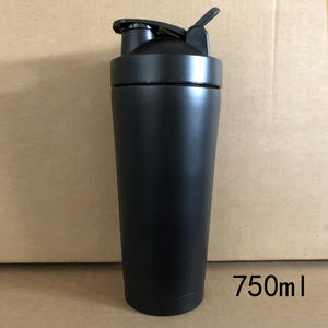 Gobelet à eau de sport de 750 ml, double paroi en acier inoxydable, isolé sous vide, <span class=keywords><strong>shaker</strong></span> pour protéines en poudre, gobelet cadeau - Product Image 6