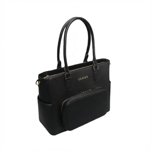 Sac de travail pour <span class=keywords><strong>femme</strong></span> en <span class=keywords><strong>cuir</strong></span> PU grainé avec logo personnalisé classique, grand sac pour ordinateur portable, bonne quincaillerie, sac pour <span class=keywords><strong>femme</strong></span> - Product Image 6