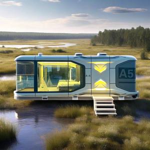 Capsule Huis Commerciële Ruimte Luchtschip Pod Moderne Apple Cabine Ruimte Capsule Huis Moderne Ruimte Capsule Huis Modulaire Appelkabine