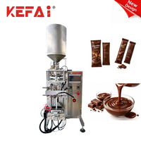 Machine d'emballage automatique KEFAI pour petits sachets de pâte à tartiner au chocolat, machine d'emballage de sachets de pâte de chocolat liquide