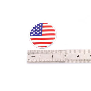 Tapa central del cubo del neumático de la rueda del coche Bandera de EE. UU. Emblemas Insignia Tapacubos Cubierta de llanta de rueda Escorpión 56mm/68mm Auto Accesorios - Product Image 3