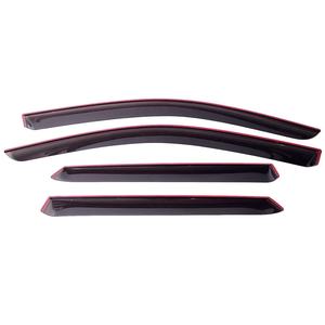 Déflecteurs de vitre de voiture, 4 pièces, faces en acrylique noir, pour VW <span class=keywords><strong>GOLF</strong></span> MK5 2004-2009, pare-choc <span class=keywords><strong>5</strong></span> portes, JDMotorsport88 - Product Image 1