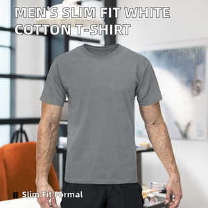 <b>Men's</b> Slim Fit Cotton T <b>Shirt</b> Crew Neck Short Sleeve Tee Plain Casual Streetwear - Product Image 1