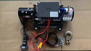 12v ינקבים 12000Lbs <span class=keywords><strong>winch</strong></span> חשמלי 3 טון לרכב 4 x4 חופש עם שלט רחוק - Product Image 3