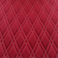 Panneau en cuir PVC perforé 3 mm, gaufré et débossé, broderie en nylon 6 plis pour sièges de voiture, chaises et mobilier d'extérieur