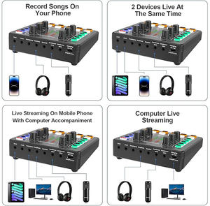 Micrófono de Condensador USB LIREN M8 Pro con Cancelación de Ruido, Interfaz de Audio, Tarjeta de Sonido, Batería de 800 mAh, 20 Hz-20 kHz, Grabación de Estudio - Product Image 2