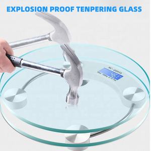 180KG Runde Glas-Elektronikwaage Digitale Körperwaage Persönliche Waage - Product Image 4