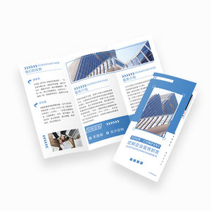 Volantini Pubblicitari Promozionali, Brochure Piccole, Volantini Pieghevoli a Tre Ante, Stampa di Flyer per Esposizione - Product Image 1