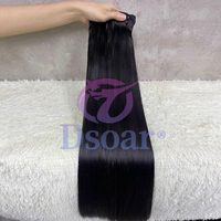 Paquets de cheveux humains vietnamiens bruts cheveux raides 16A Extensions de paquets de cheveux humains bruts non traités couleur naturelle tissage rapide