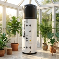 Calentador de Agua con Bomba de Calor Doméstica Todo en Uno R290 300L con Tanque de Agua de Acero Inoxidable y Control Wifi