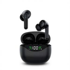 Auriculares inalámbricos D0100XF8GS2 Bluetooth 5.3 ANC, resistentes al agua, con control táctil, auriculares deportivos internos, pantalla digital - Product Image 1