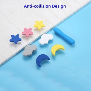 Zachte Baby Veiligheid Handgrepen Meubelkast Knoppen Garderobe Trekt Milieu Siliconen Rubber Kinderen Kamer Decoratie Handvat - Product Image 4