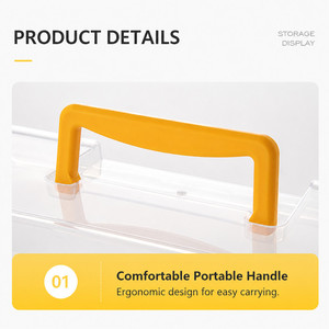 Scatola Portautensili da Cucina Trasparente Portatile, Contenitore in Plastica PP per Accessori e Viti, Utensile da Cucina - Product Image 3