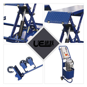 Gunting Listrik UE-YJ30-ZW Yang Digunakan Gunting Listrik Lepas Tengah Gunting Angkat Mobil Lift Gunting Angkat Rendah dengan Kit Bergerak - Product Image 2