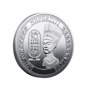 Moneta Commemorativa del Faraone Egizio Nefertiti, Bicolore, Cultura dell'Antico Egitto, Moneta da Collezione - Product Image 5