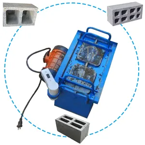 Máquina de fabricación de bloques de cemento, superventas, máquina de fabricación de ladrillos de hormigón, máquina de fabricación de bloques vibratorios eléctricos