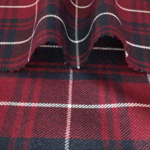 Hochwertige garn gefärbte <span class=keywords><strong>Plaid</strong></span> Check gewebte Stoff rot schwarz Schuluniform Kleid für Kinder Studenten - Product Image 2