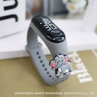 Montre électronique numérique à affichage LED en plastique, motif dessin animé mignon, pour étudiants, garçons et filles, vente en gros directe d'usine, nouveauté