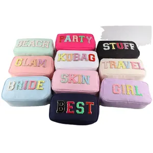 Wholesale Stock Makeup Bag Travel Cosmetic Bag For Women Toiletry Bag For Girls