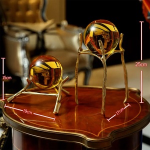 Trofeo de Premio en Forma de Domo Transparente, Esfera Decorativa de Cristal K9 al por Mayor, Base de <span class=keywords><strong>Metal</strong></span>, Grabado Láser Personalizado, Regalos de Amor en Cristal - Product Image 6