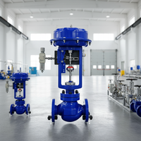 Vanne de régulation de pression pneumatique industrielle Ackam DN250 avec une durée de vie longue durée et une conception durable pour les environnements difficiles et les milieux vapeur