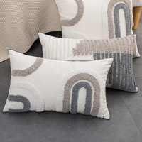 Luxe macramé Boho tissé tufté taie d'oreiller Simple Moredn maison décorative Boho décor jeter taie d'oreiller