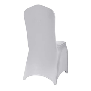 Housse de chaise extensible en spandex pour mariage, fête, banquet, événements – Blanc, Or, Noir, Multicolore – Vente en gros - Product Image 2
