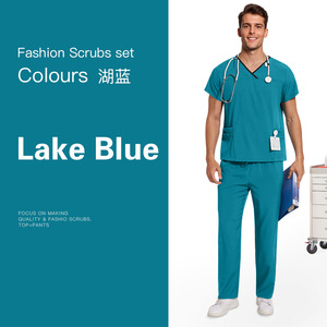 Uniformes <span class=keywords><strong>de</strong></span> Enfermería Corporativos con Área <span class=keywords><strong>de</strong></span> Logotipo Personalizable, Mezcla Premium para Equipos <span class=keywords><strong>de</strong></span> Hospitales/Clínicas - Product Image 3