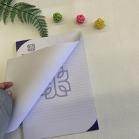 Bloc-notes personnalisé avec logo imprimé, feuilles mobiles, marque d'entreprise, ligné, A4, personnalisable, papier 80 g/m², bloc-notes pour hôtel