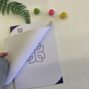 Biểu tượng tùy chỉnh in Loose-Leaf mang nhãn hiệu công ty khách sạn Cai Trị A4 tùy chỉnh Memo Pad 80gsm giấy notepad - Product Image 2