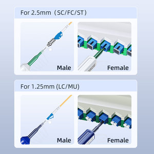 Fiber Cleaner, One Fiber Connectors Cleaning, Fiber Cleaner <b>Pen</b> with 800+ Cleans for 2.5mm SC/ST/FC - Product Image 4