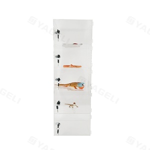 Terrario Acrílico Moderno de Alta Calidad, Lavable, Seguro para Reptiles, Cuadrado, Personalizable con Logotipo, Fácil de Montar, Portátil - Product Image 4