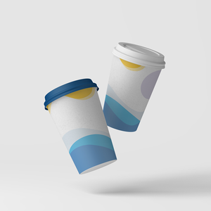 Single Wall Eco-friendly Disposable 12oz 16oz 20oz Paper Cups Paper Cup with PE Coating
