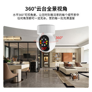 Cámara inalámbrica Wifi panorámica de 360 grados HeTaiHuiTeng A10 con audio bidireccional y punto de acceso AP para seguridad en el hogar - Product Image 2