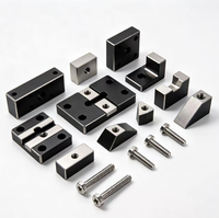 Pièces de support pour automatisation par usinage CNC de prototypes rapides, composants en alliage d'aluminium pour station robotique d'automatisation industrielle