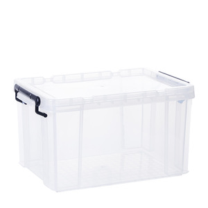 Conteneur de stockage en plastique de qualité alimentaire, rectangulaire, grande capacité, hermétique avec couvercle, pour la cuisine et l'école - Product Image 5